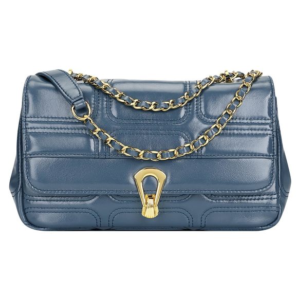 Quilted Leather Handbag Chain Crossbody Purse Trendy Shoulder XD - Picture 1 of 8